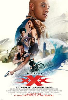 极限特工3：终极回归/xXx: The Return of Xander Cage电
影海报